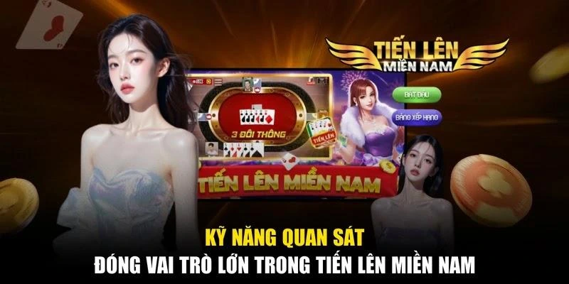 Kỹ năng quan sát đóng vai trò lớn trong Tiến lên miền Nam