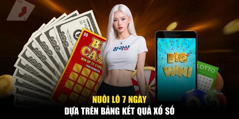 Nuôi lô 7 ngày dựa trên bảng kết quả xổ số