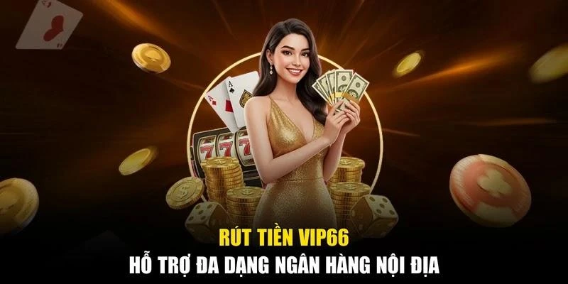 Rút tiền Vip66 hỗ trợ đa dạng ngân hàng nội địa