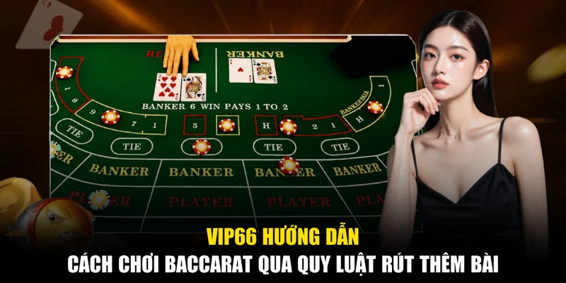Vip66 hướng dẫn cách chơi baccarat qua quy luật rút thêm bài